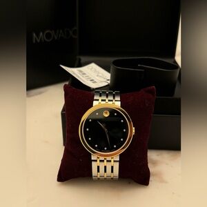 Movaza Esperanza Men’s two-tone watch with gold and diamond